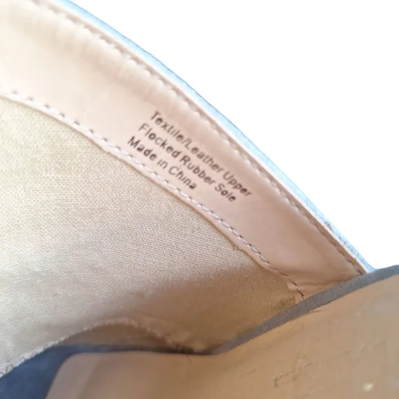 Daya by Zendaya Suede Bow Mules Heels | Size 6.5 | Gray Slip-On Stilettos - Picture 5 of 9